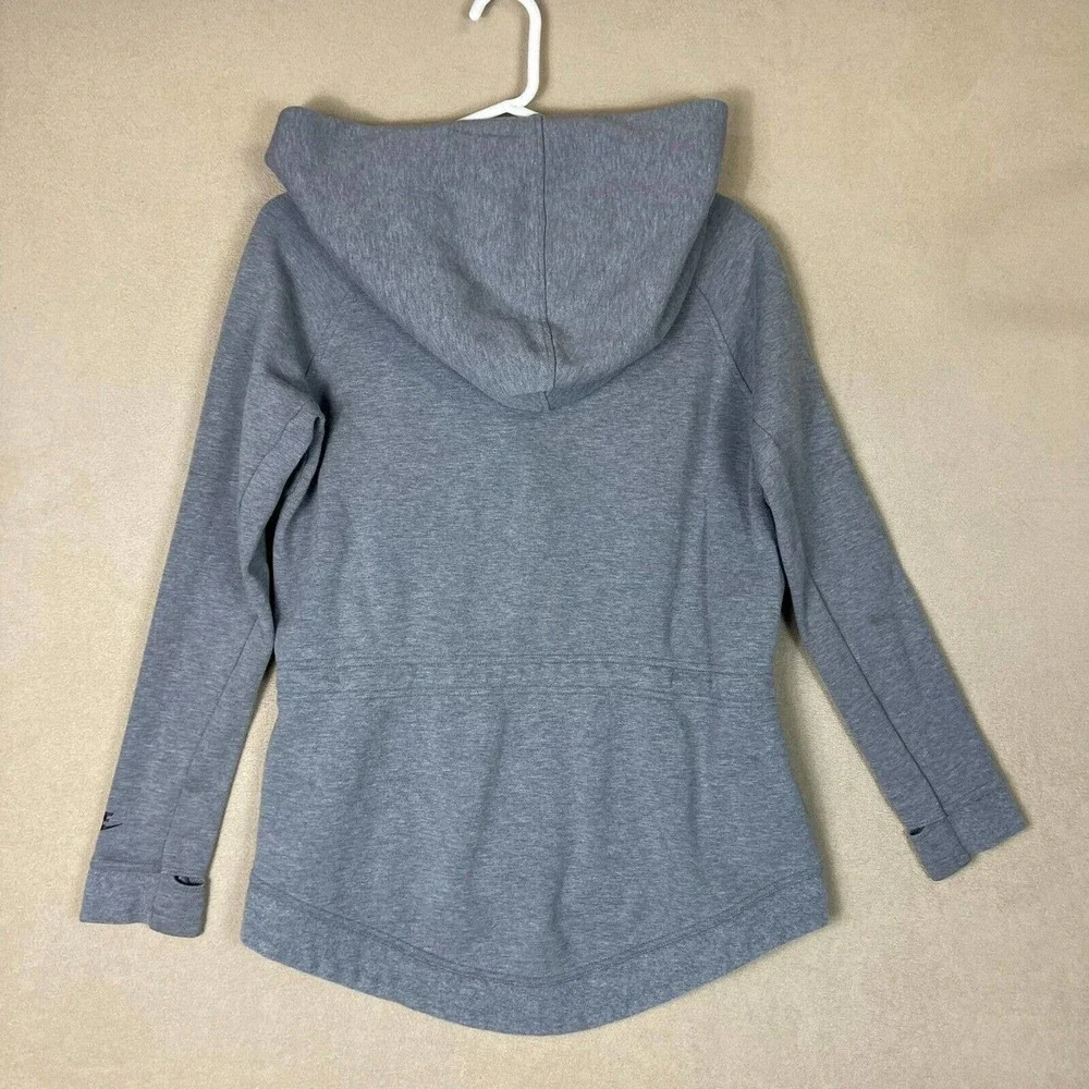 Nike Hoodie Adult Small Gray‎ Tech Fleece Oversized Full-Zip Cape Womens